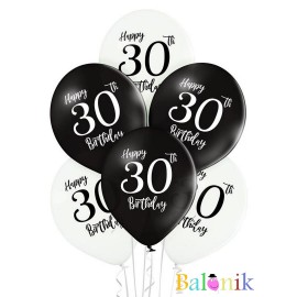 Balon lateksowy Happy 30th...