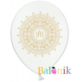 Balon lateksowy IHS biały -...