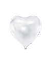 Balon foliowy serce biały XL