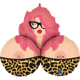 Balon foliowy Mrs. BOOBIES...