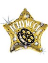 Balon foliowy gwiazda Hollywood - 48 cm