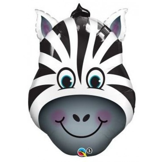 Balon foliowy Zebra - 81 cm