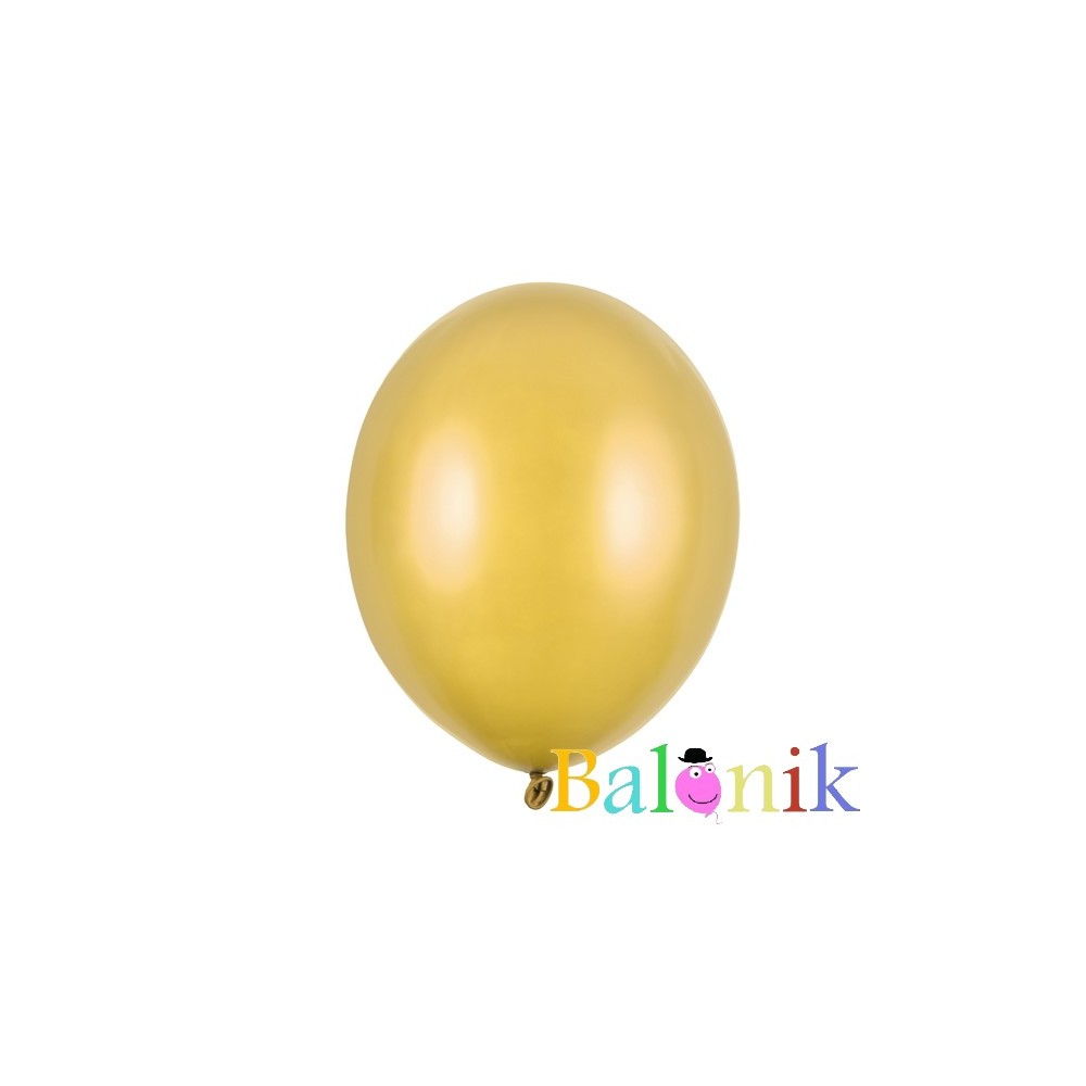 Balon lateksowy złoty / Gold