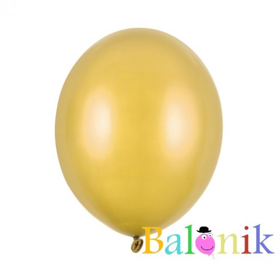 Balon lateksowy złoty / Gold