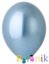 Balon lateksowy niebieski chrom