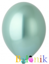 Balon lateksowy zielony chrom