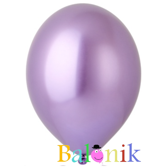 Balon lateksowy fioletowy chrom