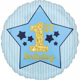 Balon foliowy okrągły "1st...