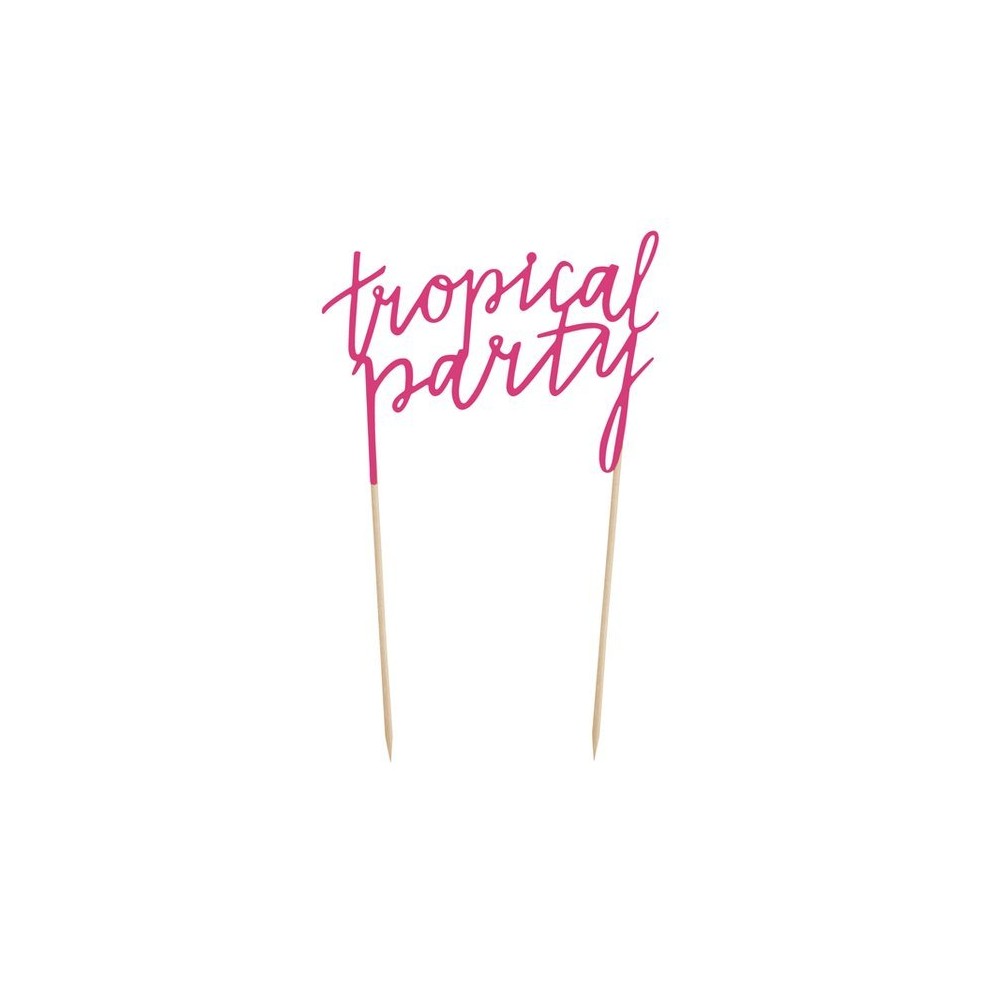 Topper na tort TROPICAL PARTY