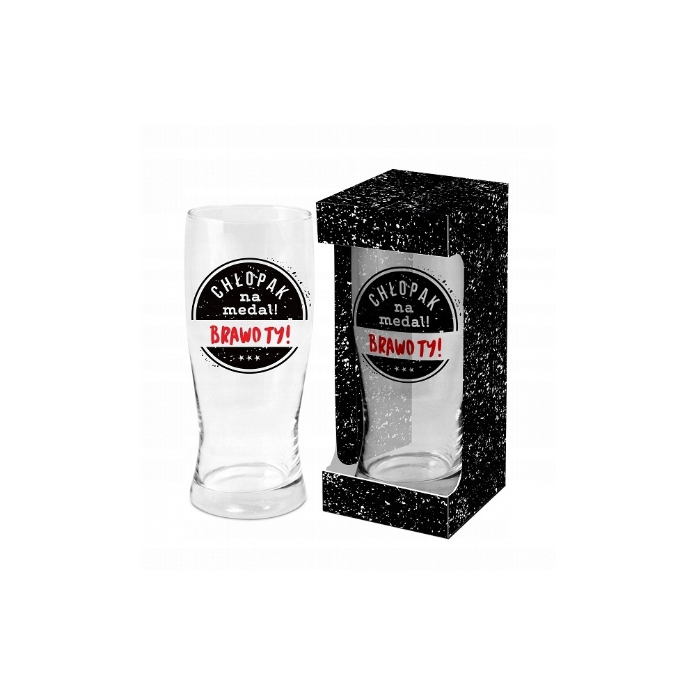 Szklanka do Piwa 500ml -  Chłopak na medal!