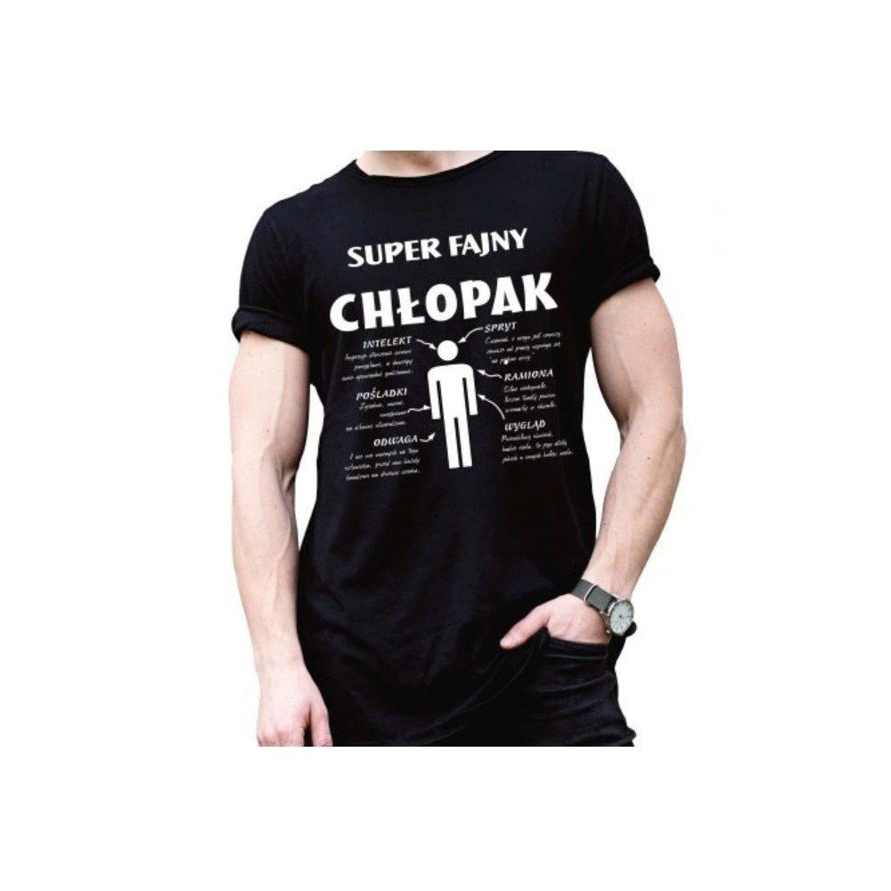 Koszulka - Super fajny chłopak rozm. L
