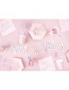 Baner Happy Birthday, opalizujący, 16,5x62cm