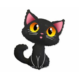Balon foliowy Czarny kot