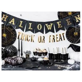 Baner Halloween, czarny, 20x175cm