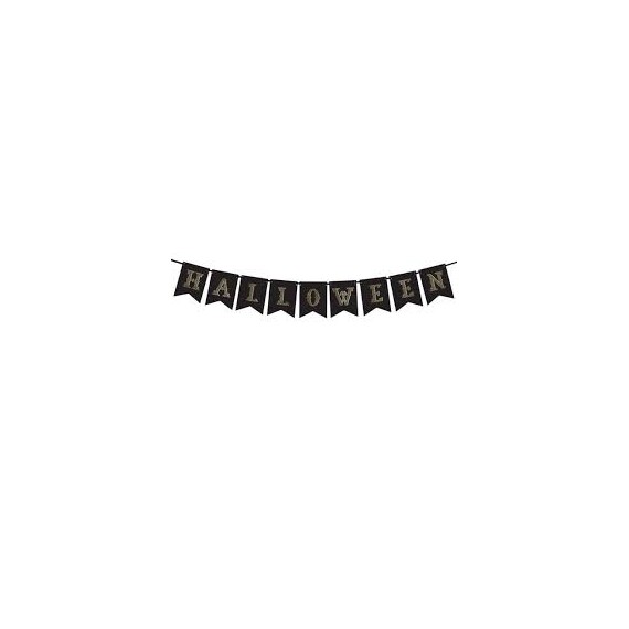 Baner Halloween, czarny, 20x175cm