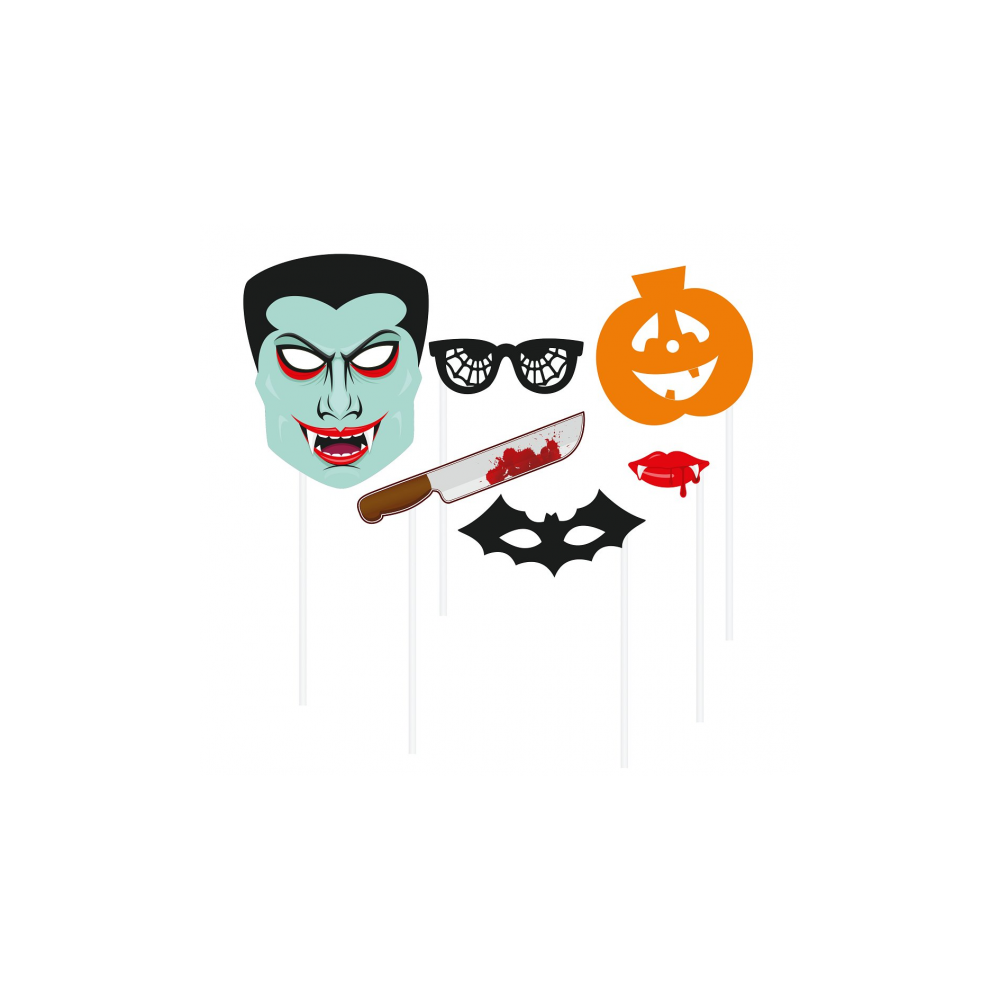 Rekwizyty do zdjęć "Halloween", 6 elementów
