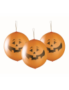 Balony Premium "Dynie na Halloween", piłki z gumką, 3 szt.