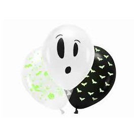 Balony UV 27cm, BOO!, mix