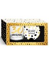 Szklanka 30 Urodziny "Złote Kropki" - z podkładką,  270 ml
