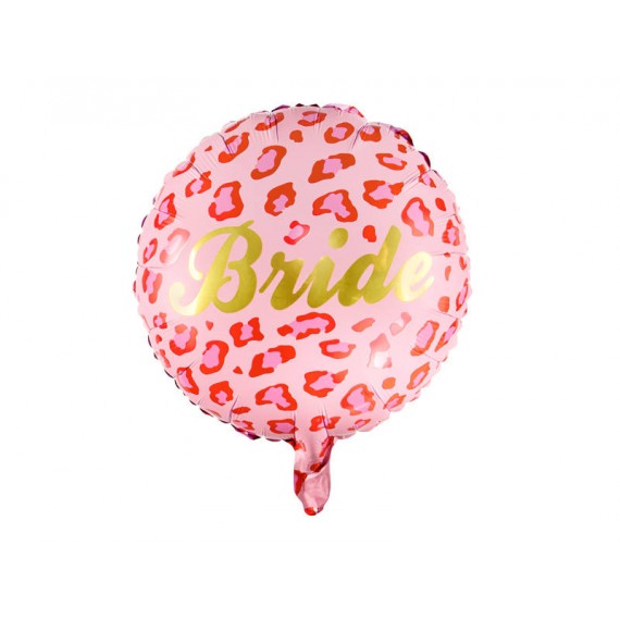 Balon foliowy okrągły bride - pantera