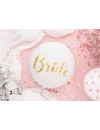 Balon foliowy okrągły bride - złoty