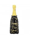 Balon foliowy butelka, Happy New Year,  98 cm