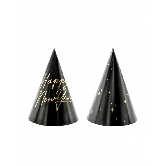 Czapeczki Happy New Year, 16cm