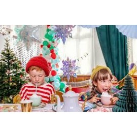 Zawieszki dekoracyjne Śnieżynki, opalizujący, 15-25 cm