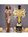Balon foliowy Szampan, Let's party, 87 x 166 cm