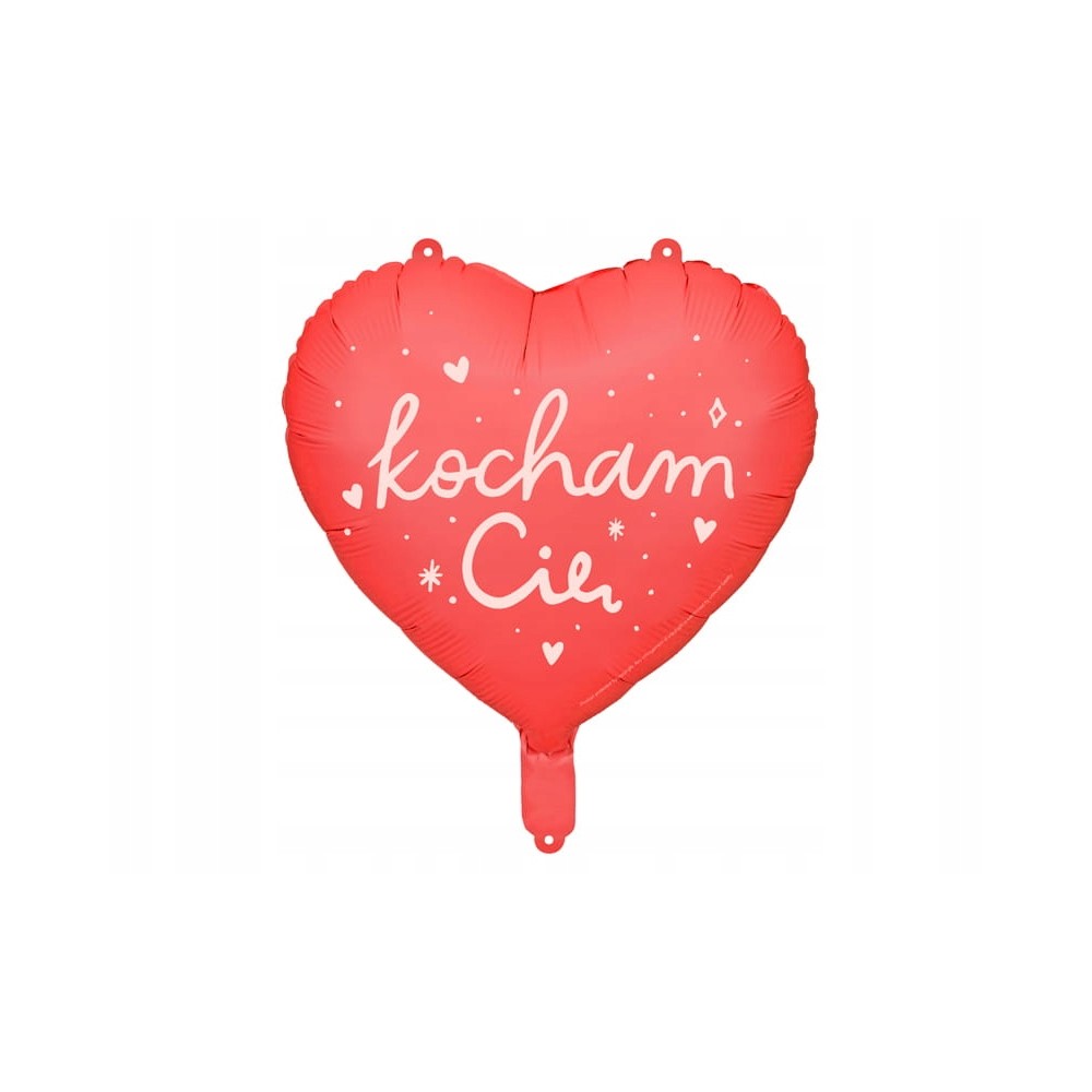 Balon foliowy Kocham Cię, 18"