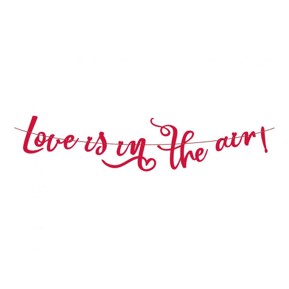Girlanda papierowa Love is in the air, 200 cm