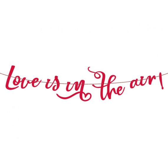 Girlanda papierowa Love is in the air, 200 cm