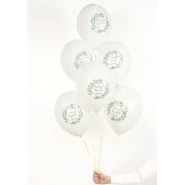 Zestaw 6 balonów Pierwsza Komunia Święta