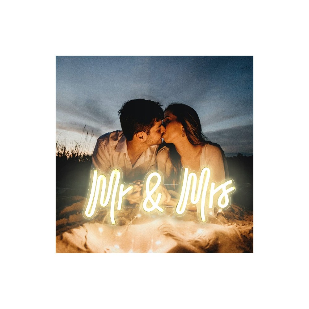 Neon Mr & Mrs - wynajem