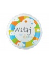 Balon foliowy okrągły "WITAJ W DOMU"