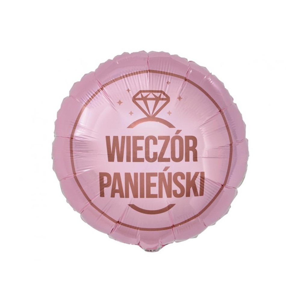 Balon foliowy okrągły "WIECZÓR PANIEŃSKI