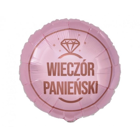 Balon foliowy okrągły "WIECZÓR PANIEŃSKI