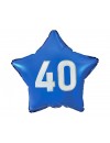 Balon foliowy gwiazdka granatowa 40