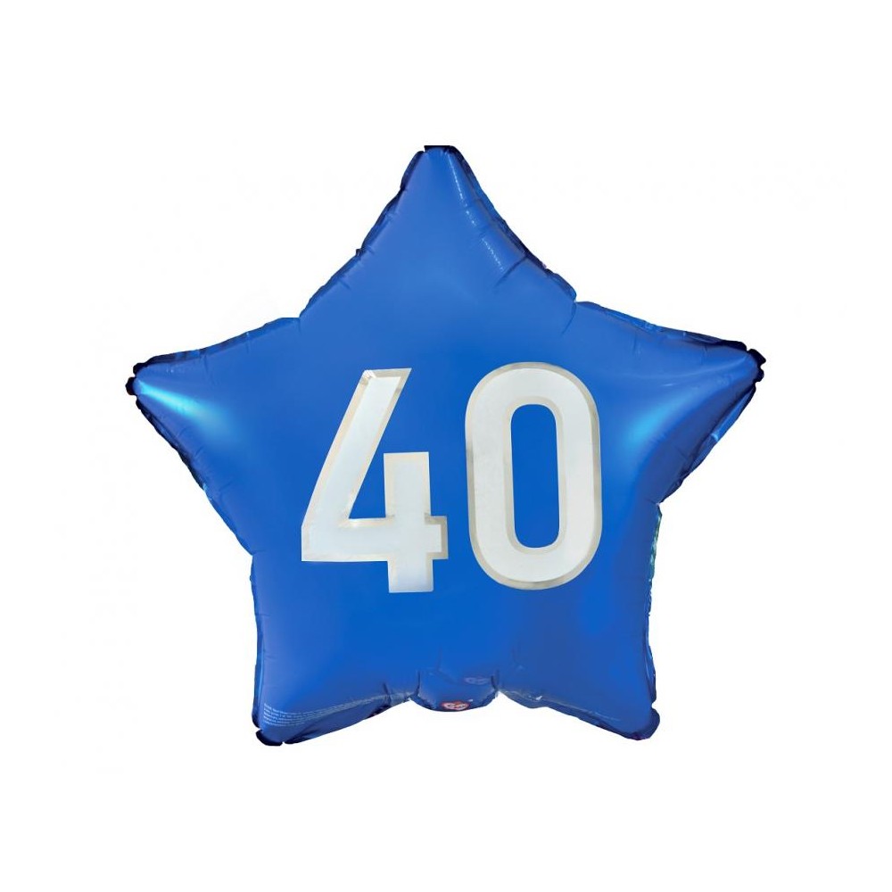 Balon foliowy gwiazdka granatowa 40