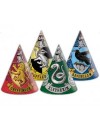 Czapeczki papierowe "Harry Potter Hogwarts Houses", 6 szt.