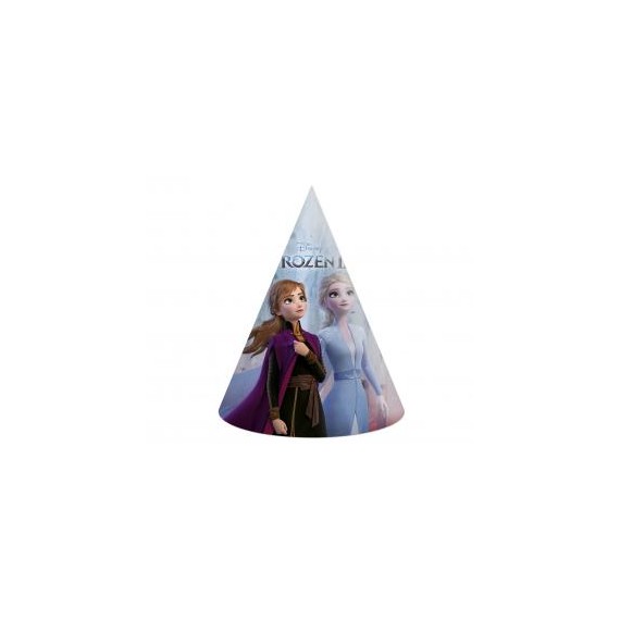 Czapeczki papierowe Kraina Lodu / Frozen 2, 6 szt.