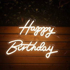 Neon Happy Birthday - wynajem