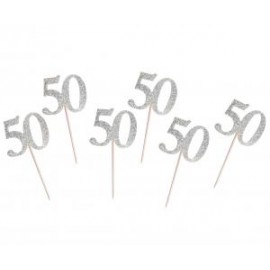 Pikery /szpilki 50, srebrny...