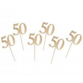 Pikery /szpilki 50, złoty...