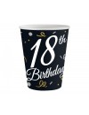 Kubeczki papierowe 18 Birthday, 240 ml/ 6 szt.