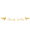 Baner Chrzest Święty złoty 150cm