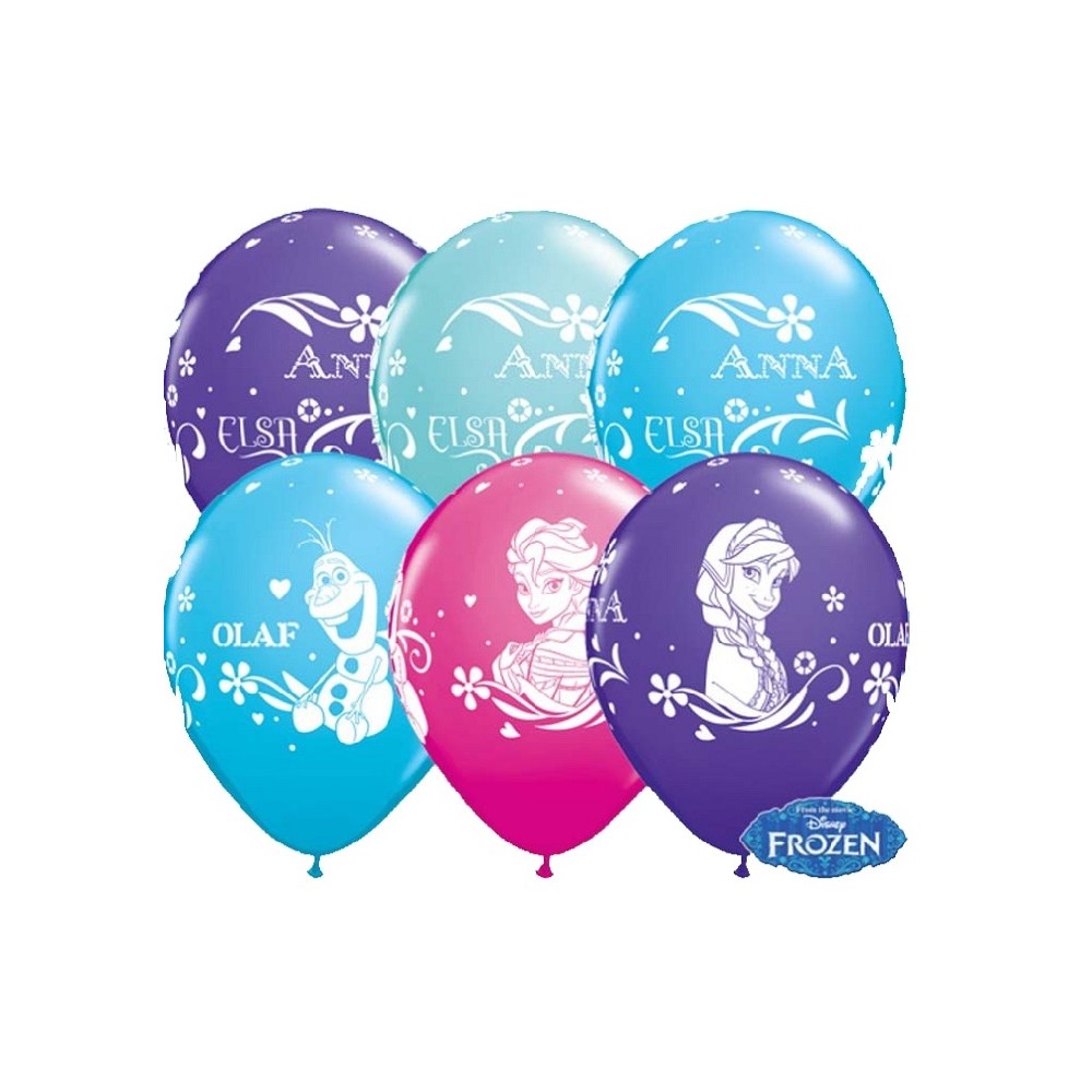 Balon lateksowy mix Kraina Lodu