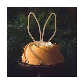 Drewniany topper Uszy Królika, 20 cm