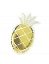 Talerzyki papierowe "Złoty Ananas", 14x25 cm, 6 szt.