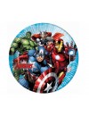 Talerzyki papierowe Mighty Avengers (Marvel), 23 cm, 8 szt. (plastic-free)